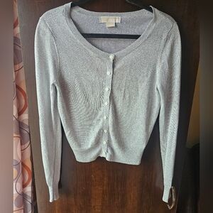 Michael Kors Silver Women's Thin Cardigan